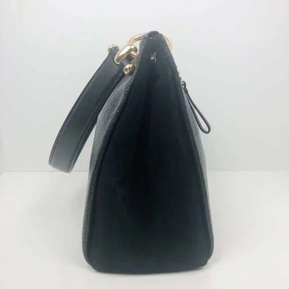 Coach Mixed Leather Shoulder Bag - Picture 9 of 11